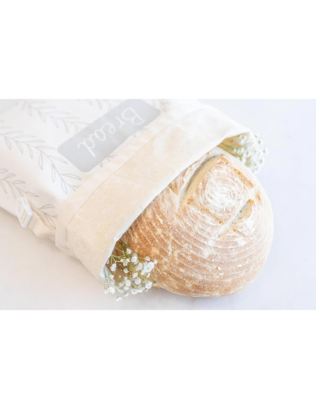Bolsa de Pan de Cera de Abeja Petal And Bee 33x43 cm Grande Bolsa de Pan de Cera de Abeja Petal And Bee 33x43 cm Grande