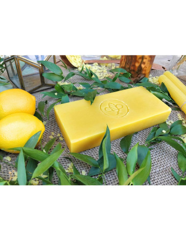 Bloque de Cera de Abeja 100% Natural - 0.45 kg - Grado Cosmético