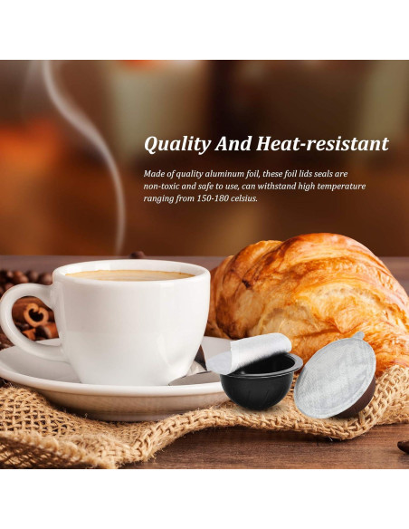 Tapas de Aluminio Zonon para Cápsulas Nespresso Vertuoline 63 mm (150) Tapas de Aluminio Zonon para Cápsulas Nespresso Vertuoline 63 mm (150)