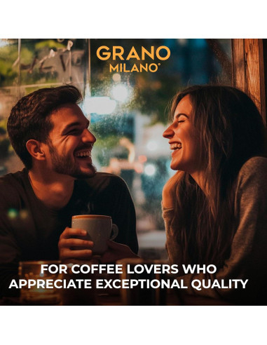 Café Grano Milano - 100 Cápsulas Aluminio Compatibles Nespresso