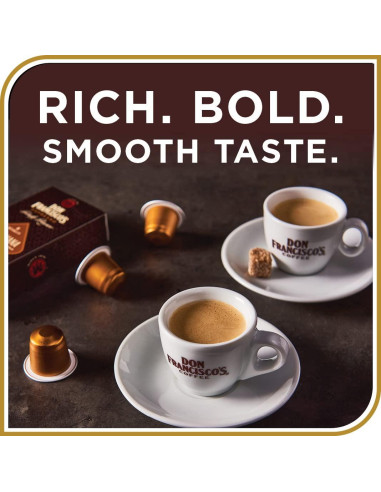 Cápsulas de Espresso Don Francisco's y La Llave - 50 Unidades