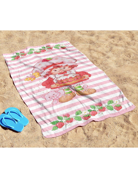 Toalla de Playa Jay Franco Pastel de Fresa 100% Algodón 71x147cm Toalla de Playa Jay Franco Pastel de Fresa 100% Algodón 71x147cm