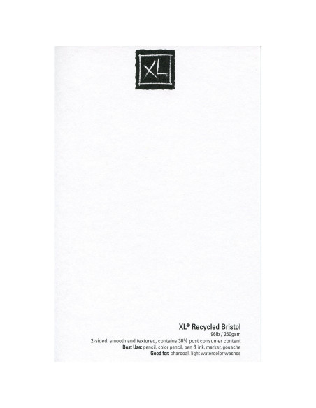 Bloc de Bristol Reciclado Canson XL 11x14" 25 Hojas Bloc de Bristol Reciclado Canson XL 11x14" 25 Hojas