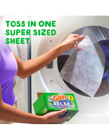 Gain Suavizante de Tela Relax 130 Hojas - Procter & Gamble