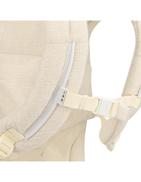 Portabebés Ergonómico Bebamour Algodón Blanco 3-14.5kg Portabebés Ergonómico Bebamour Algodón Blanco 3-14.5kg