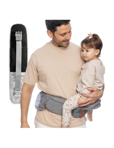 Portabebés Ergonómico Fawnest con Asiento de Cadera - Hasta 20 kg
