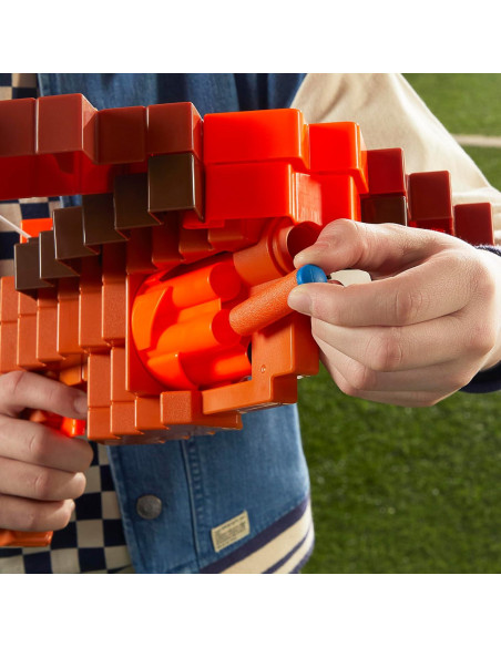 Ballesta Nerf Minecraft Saqueador con 6 Dardos N1 Ballesta Nerf Minecraft Saqueador con 6 Dardos N1