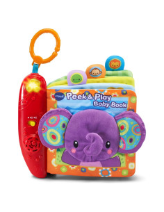 Libro para Bebés Interactivo VTech Peek and Play Púrpura