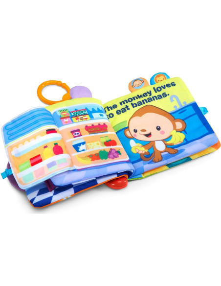 Libro para Bebés Interactivo VTech Peek and Play Púrpura Libro para Bebés Interactivo VTech Peek and Play Púrpura
