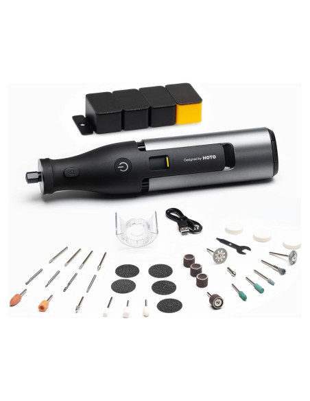 HOTO Herramienta Rotativa Inalámbrica 12V Pro 35000RPM 37 Acc. HOTO Herramienta Rotativa Inalámbrica 12V Pro 35000RPM 37 Acc.