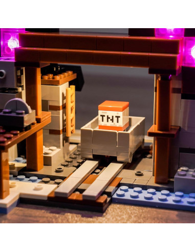 Kit de Luz LED Hilighting para Lego Minecraft El Pico Mina