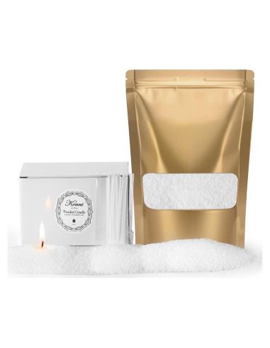 Kit de Fabricación de Velas Perladas KONNI 300 g con 15 Mechas