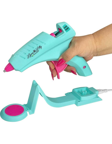 Pistola de Pegamento Caliente Surebonder Lynn Lilly Azul 60W