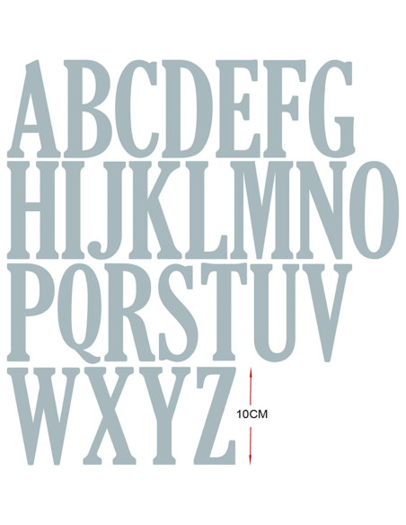 Troqueles de Corte 26 Letras Mayúsculas Briartw 10cm Troqueles de Corte 26 Letras Mayúsculas Briartw 10cm