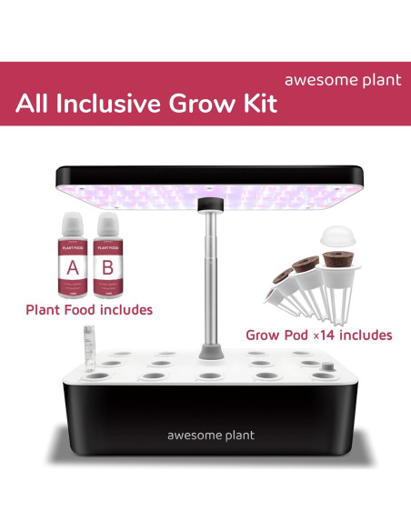 Kit Hidropónico Awesome Plant 14Pro - Cultivo 14 Plantas 5L Kit Hidropónico Awesome Plant 14Pro - Cultivo 14 Plantas 5L
