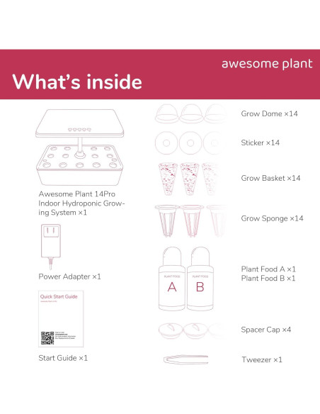 Kit Hidropónico Awesome Plant 14Pro - Cultivo 14 Plantas 5L Kit Hidropónico Awesome Plant 14Pro - Cultivo 14 Plantas 5L