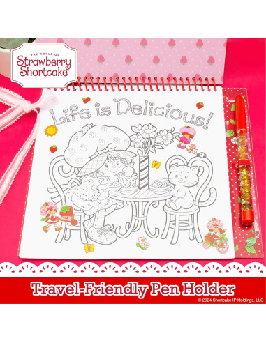Cuaderno de bocetos Strawberry Shortcake 20 páginas con bolígrafo