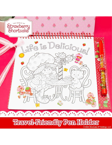 Cuaderno de bocetos Strawberry Shortcake 20 páginas con bolígrafo Cuaderno de bocetos Strawberry Shortcake 20 páginas con bolígrafo