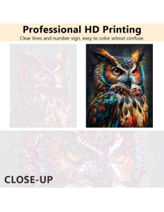 Pintura por Números TUMOVO Abstracto Animal 40x50 cm 2