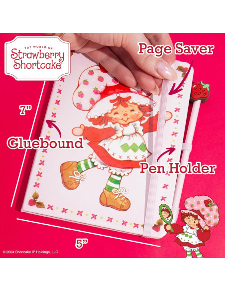 Conjunto de Diario Strawberry Shortcake con Bolígrafo y Stickers Conjunto de Diario Strawberry Shortcake con Bolígrafo y Stickers