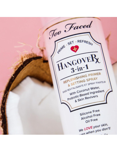 Too Faced Hangover Primer y Spray Fijador 118 ml Hidratante