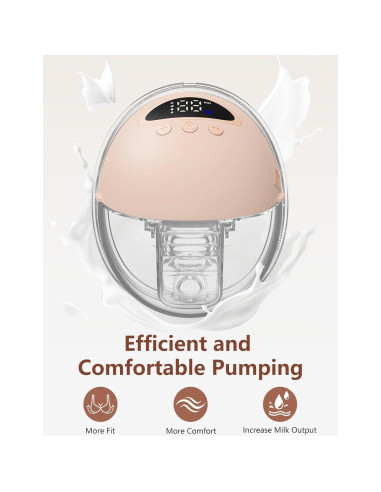 Extractor de Leche Eléctrico Portátil eDomestyle 4 Modos 12 Niveles