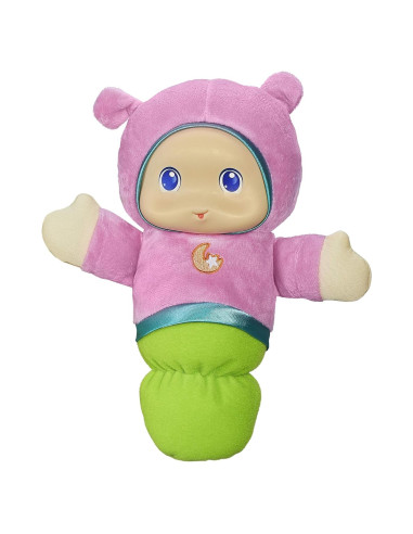 Juguete Suave Playskool Glo Worm Rosa con Melodías Calmantes