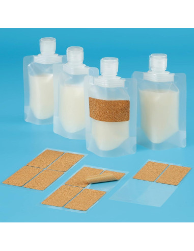 Bolsas de Viaje Refill TailaiMei 12 Piezas 50ml Aprobadas TSA