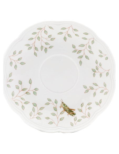 Plato Ondulado Lenox Mariposa Meadow 17.78 cm Porcelana Plato Ondulado Lenox Mariposa Meadow 17.78 cm Porcelana