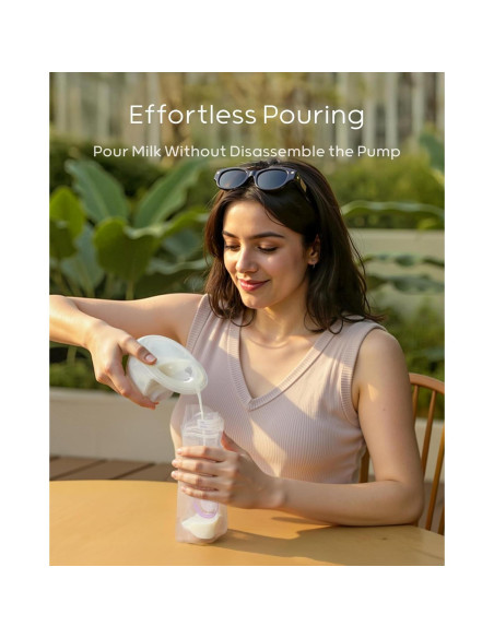 Extractor de Leche Eléctrico Nuliie Portátil 4 Modos 9 Niveles Rosa Extractor de Leche Eléctrico Nuliie Portátil 4 Modos 9 Niveles Rosa