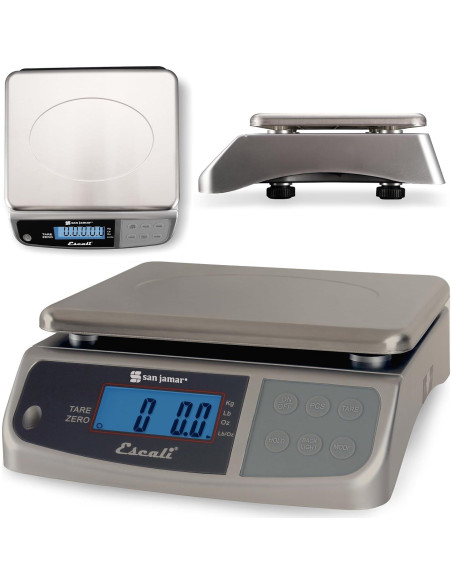 Balanza Digital San Jamar Escali Promzr M-Series 15kg Metal Balanza Digital San Jamar Escali Promzr M-Series 15kg Metal