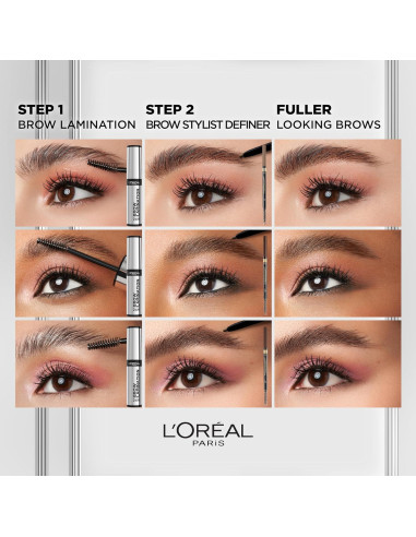 Kit de Maquillaje de Cejas L'Oréal Paris - Lápiz y Gel Infallible