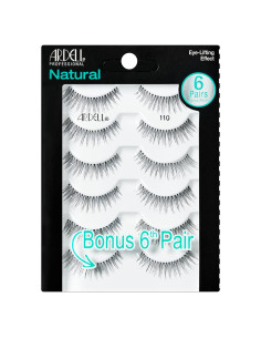 Pestañas Postizas Ardell Natural 110 Negro - 5 Pares