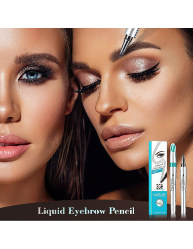 Lápiz de Cejas OETUIOW Microblading Marrón Claro Impermeable