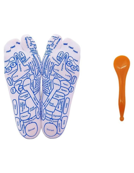Calcetines de Reflexología Broman para Mujer + Bolígrafo Masaje Calcetines de Reflexología Broman para Mujer + Bolígrafo Masaje