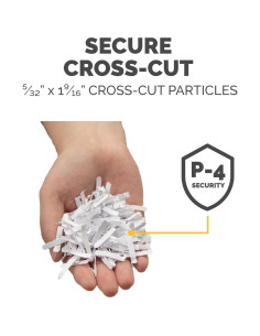Destructora de papel Fellowes Powershred 12C corte cruzado 12 hojas 2