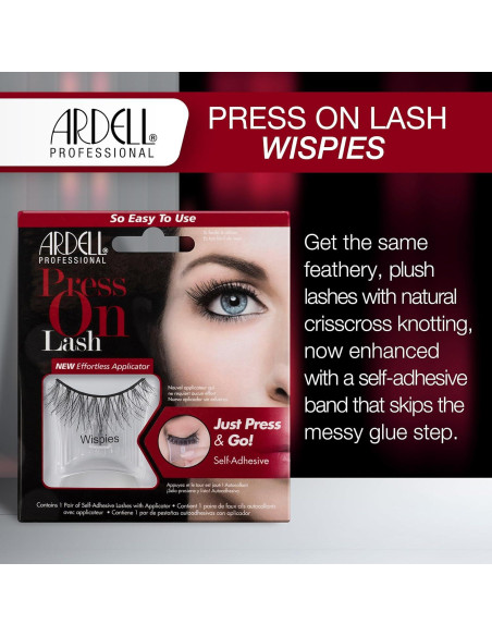 Pestañas Falsas Ardell Press On Wispies Autoadhesivas 1 Paquete Pestañas Falsas Ardell Press On Wispies Autoadhesivas 1 Paquete