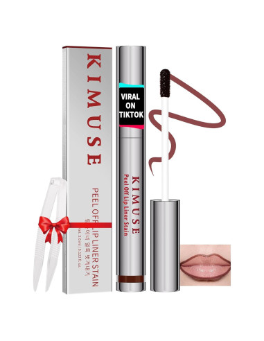 Tinte de Labios Peel Off KIMUSE Cereza Negra Larga Duración