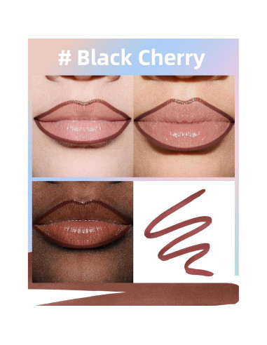Tinte de Labios Peel Off KIMUSE Cereza Negra Larga Duración