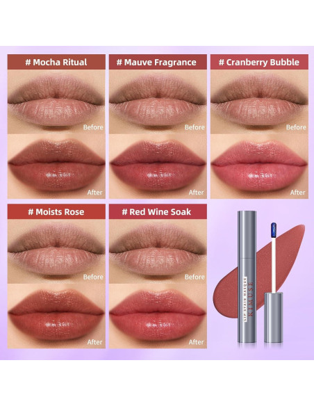 Tinte Labial Peel Off KIMUSE 12HR Hidratante Color Mauve Tinte Labial Peel Off KIMUSE 12HR Hidratante Color Mauve