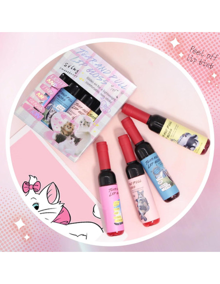 Juego de 4 Tintes de Labios Peel Off HOSAILY - Mate y Larga Duración Juego de 4 Tintes de Labios Peel Off HOSAILY - Mate y Larga Duración