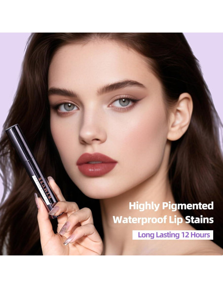Tinte Labial Peel Off KIMUSE 12HR Hidratante Color Mauve Tinte Labial Peel Off KIMUSE 12HR Hidratante Color Mauve