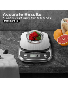 Báscula de Cocina Digital GRAM PRES GP-K1905-10KG 10kg/1g 2