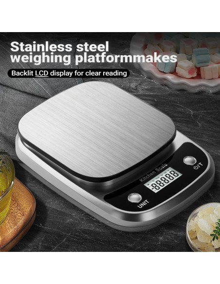 Báscula de Cocina Digital GRAM PRES GP-K1905-10KG 10kg/1g Báscula de Cocina Digital GRAM PRES GP-K1905-10KG 10kg/1g