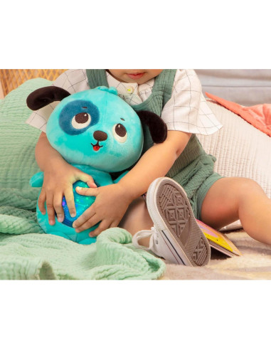 Perro de Peluche B. toys Barriguitas Brillantes 38 cm