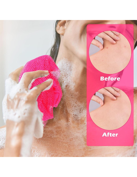 Esponja de Red Africana Rosa Exfoliante 76-160 cm JLNGTHONG Esponja de Red Africana Rosa Exfoliante 76-160 cm JLNGTHONG