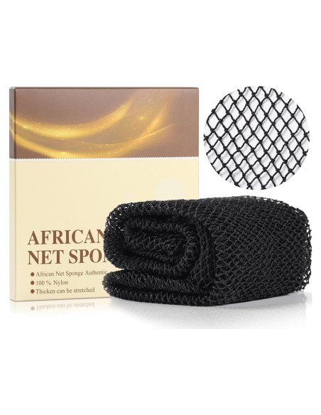 Esponja Exfoliante de Nylon Africana GEMSANVA - 80x30 cm Esponja Exfoliante de Nylon Africana GEMSANVA - 80x30 cm