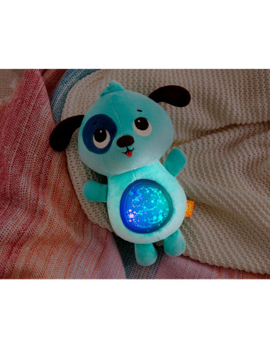 Perro de Peluche B. toys Barriguitas Brillantes 38 cm