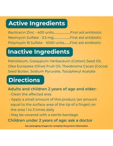 Neosporin Ungüento Antibiótico 28.35 g - Protección Heridas