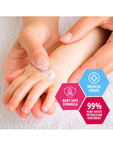 Vaselina de Petróleo Medpride 226.8 g para Bebés - Hidratante
